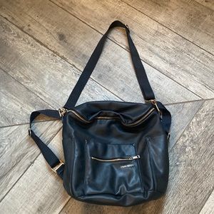 Fawn Design vegan leather convertible diaper bag/backpack